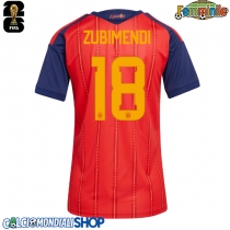 Maglie da calcio Spagna Martin Zubimendi #18 Prima Maglia Femminile Mondiali 2026  Manica Corta